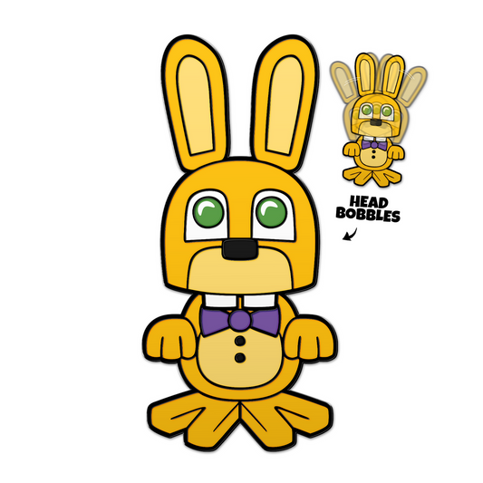 Spring Bonnie Wackel-Pin
