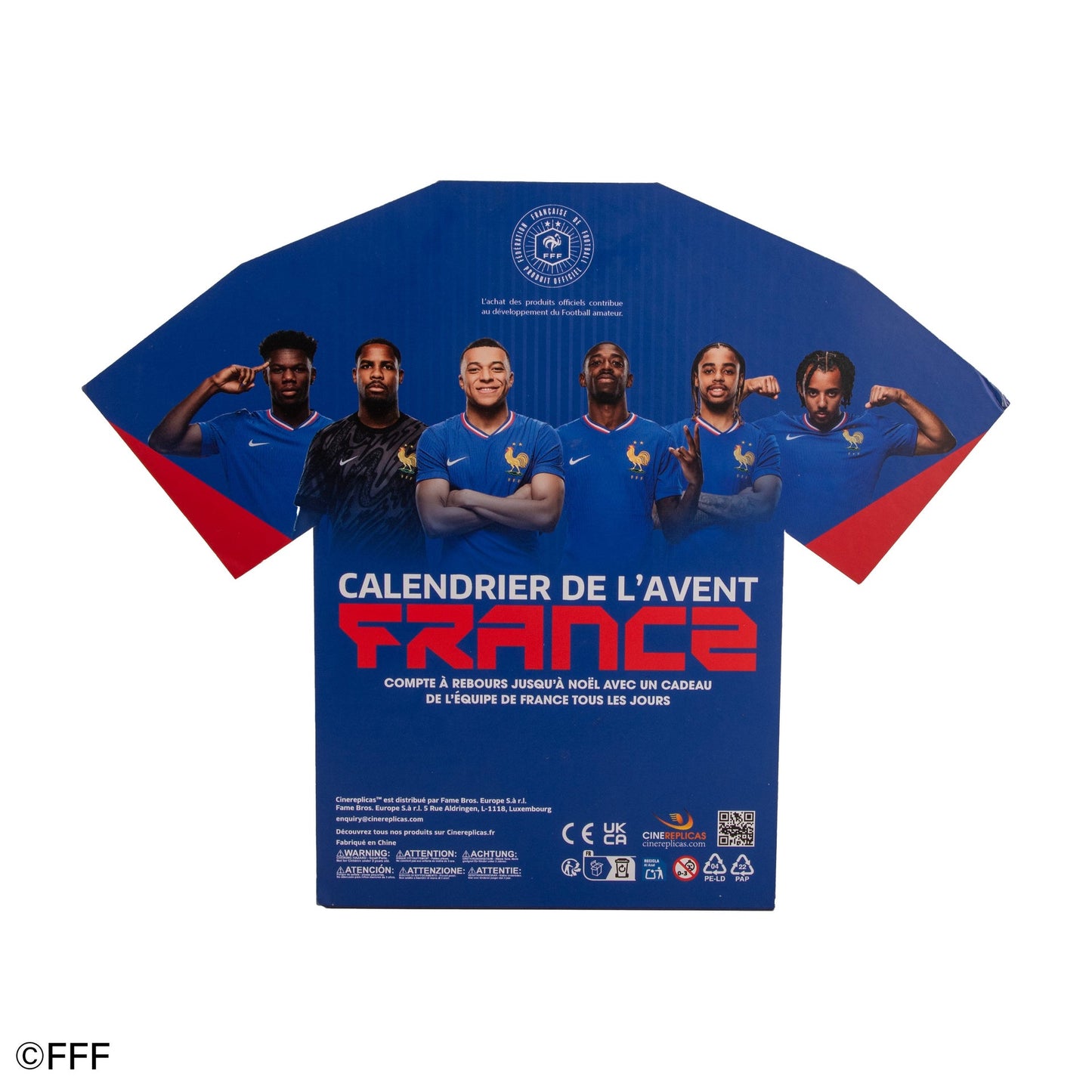 Calendrier de l'Avent Deluxe Équipe de France de Football 2025