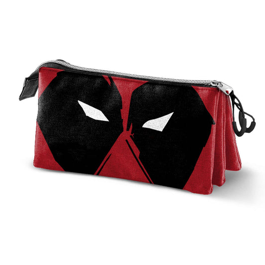 Marvel Deadpool Mask Triple Pencil Case