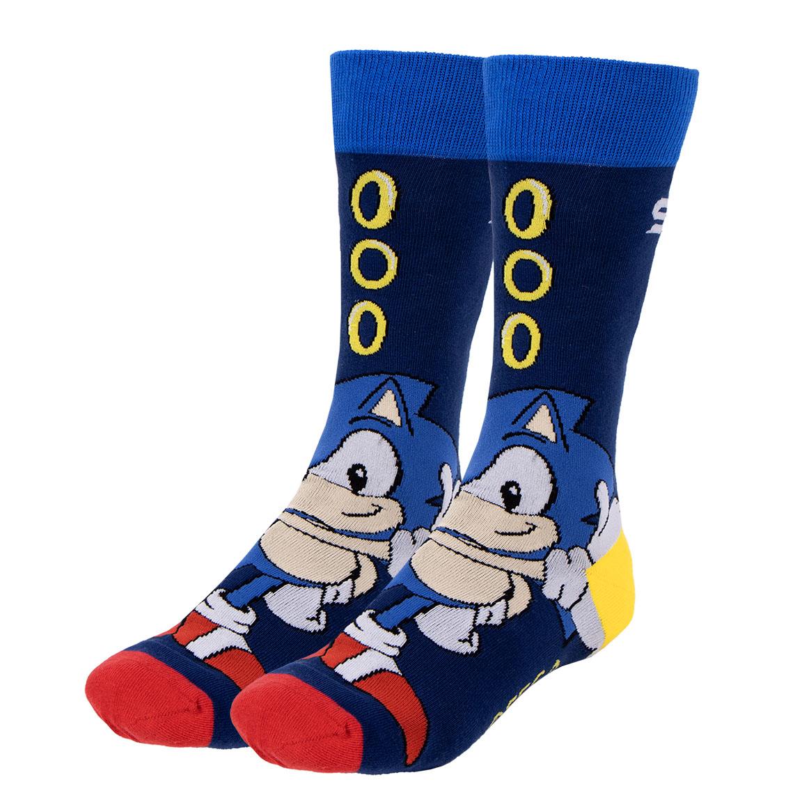 Packen Sie 3 Paar Sonic-Socken ein 