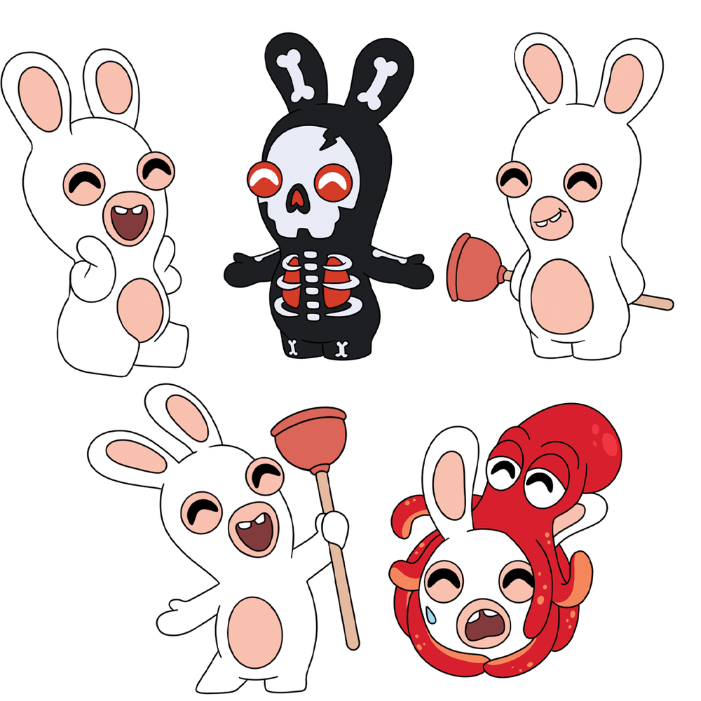 Rabbids Pin-Set