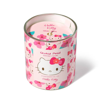 Pink Candle with Original Hello Kitty Print, Orchid Petal Scent