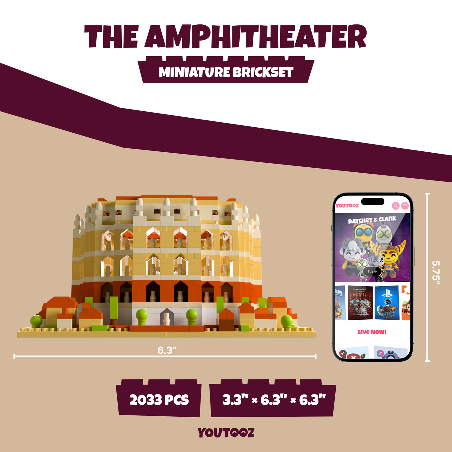 Das Amphitheater Brickset