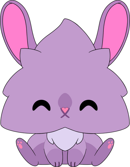 Dust Bunny Shoulder Rider Plush (6in)