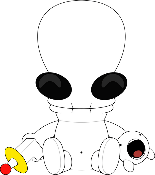 BungBung Alien Plüsch (23cm)