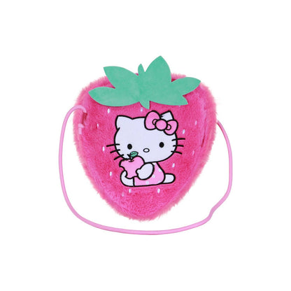 Hello Kitty Plush Shoulder Bag - Strawberry