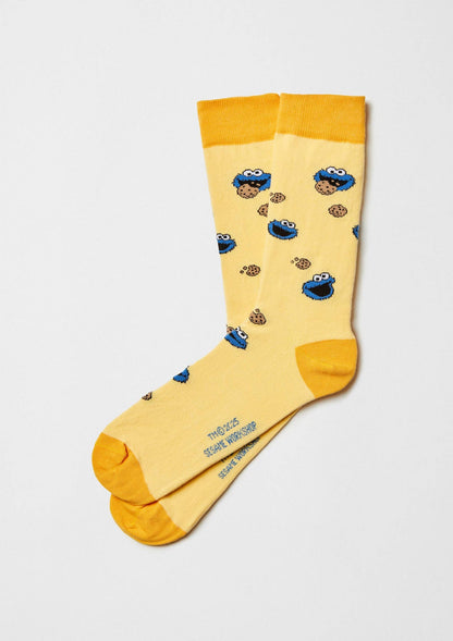 BeSesameStreet Krümelmonster gelbe Socken