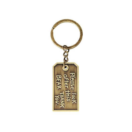 Paddington Keyring - Gold Tag