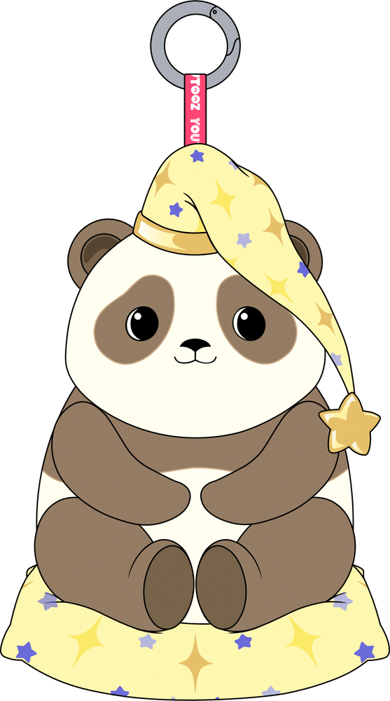 Schlüsselanhänger Starry Panda (12,7 cm)