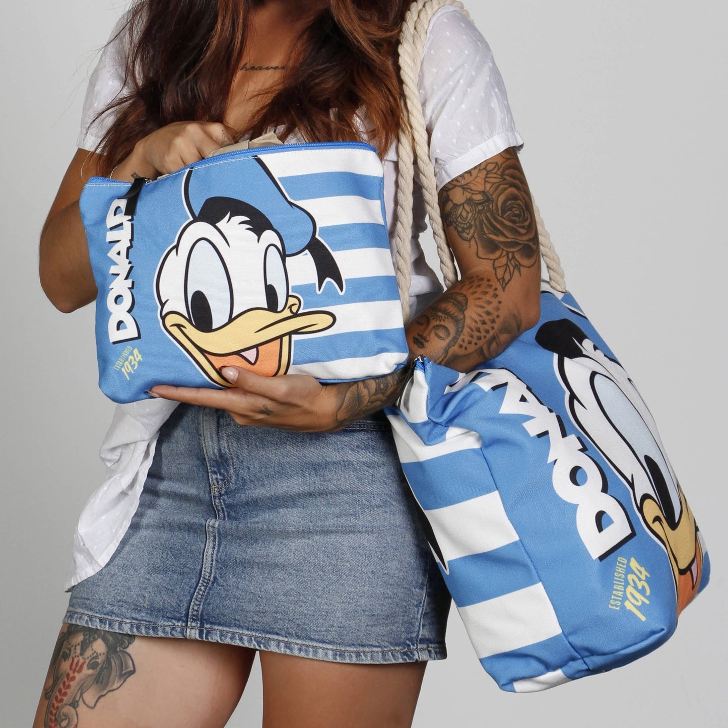 disney donald duck sailor sac de plage soleil bleu