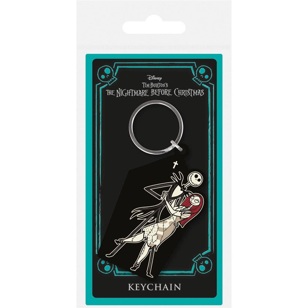 The Nightmare Before Christmas Keychain - Jack and Sally