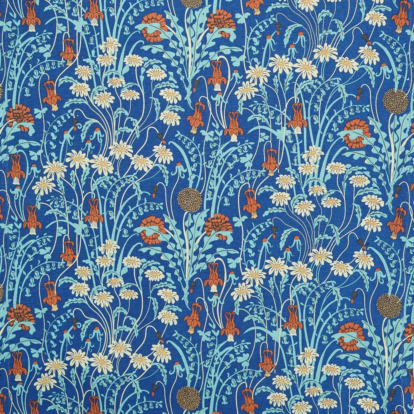 Torchon William Morris - en coton recyclé Fleurs des prés