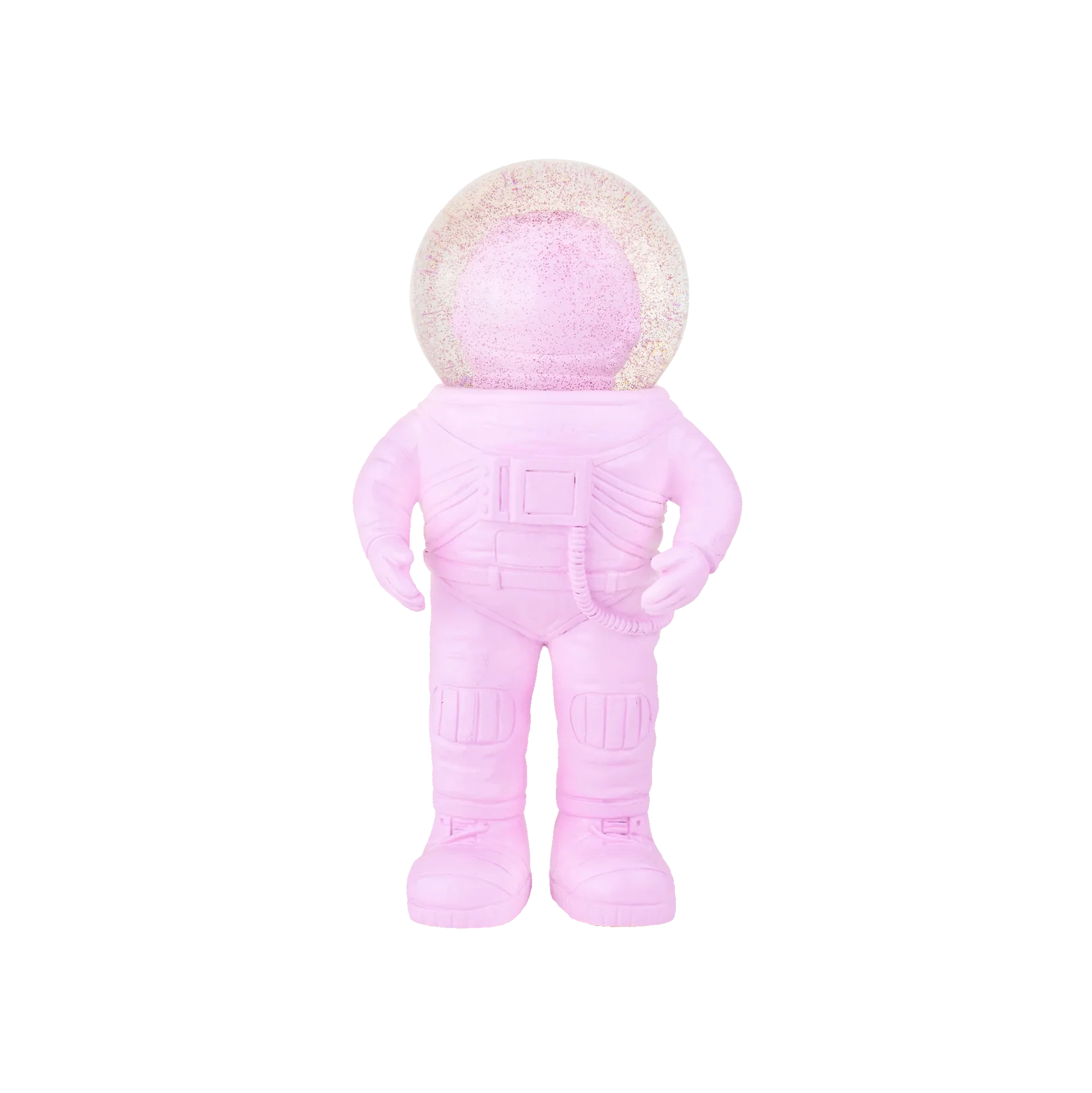 boule a neige astronaute rose donkey