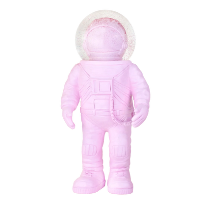 boule a neige astronaute geant rose donkey