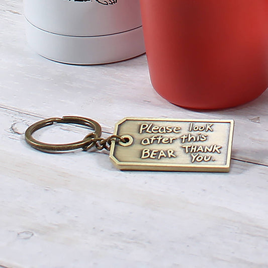 Paddington Keyring - Gold Tag