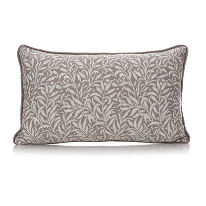 Coussin carré William Morris - ACS gris saule 30 x 50 cm