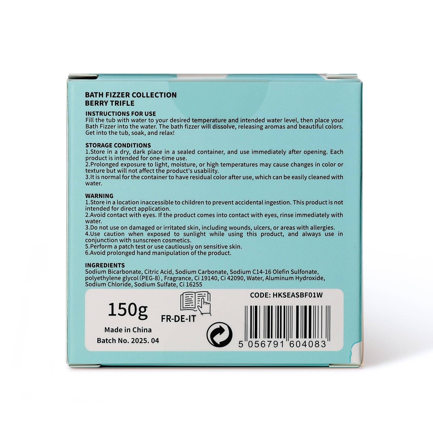 Hello Kitty Seasons Winter Foaming Bath Scent: Treble Trifle