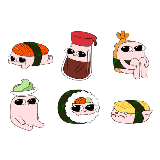 KetNipz Sushi Pin-Set
