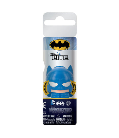 Batman-Mikrolith in transparenter Verpackung, 3,4 x 3,4 x 11,4 cm