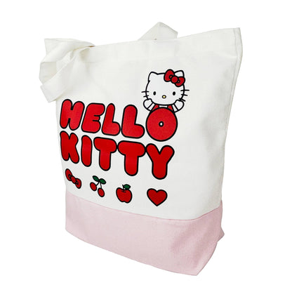 Sac – cabas Hello Kitty rose et blanc | Blueprint Collections – vue 3