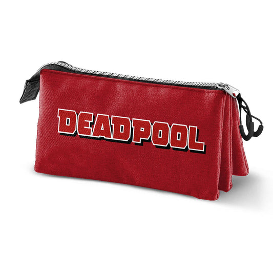 Marvel Deadpool Mask Triple Pencil Case