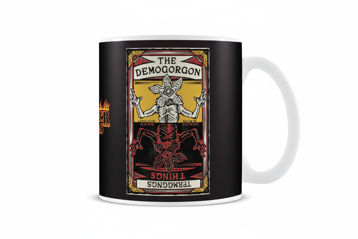 Stranger Things 4 Tasse – Demogorgon-Karte