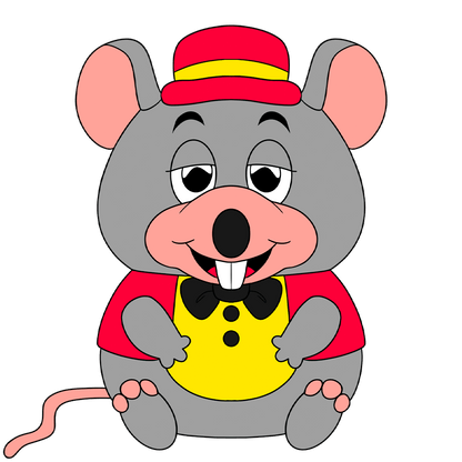 Klassischer Chuck E. Cheese Plüsch (23 cm)