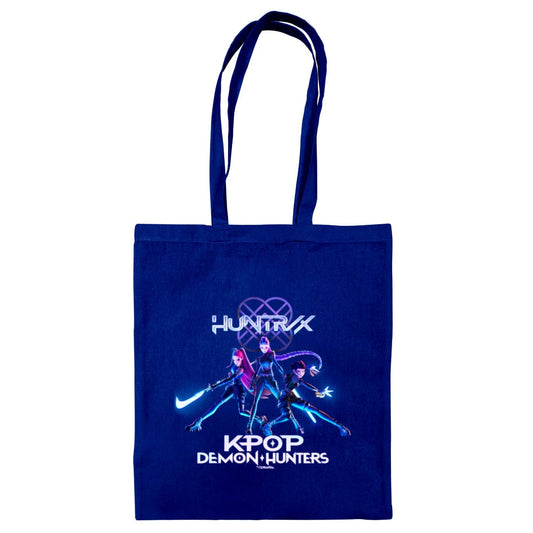 Navy Blue Tote Bag K-POP Demon Hunters - Trio