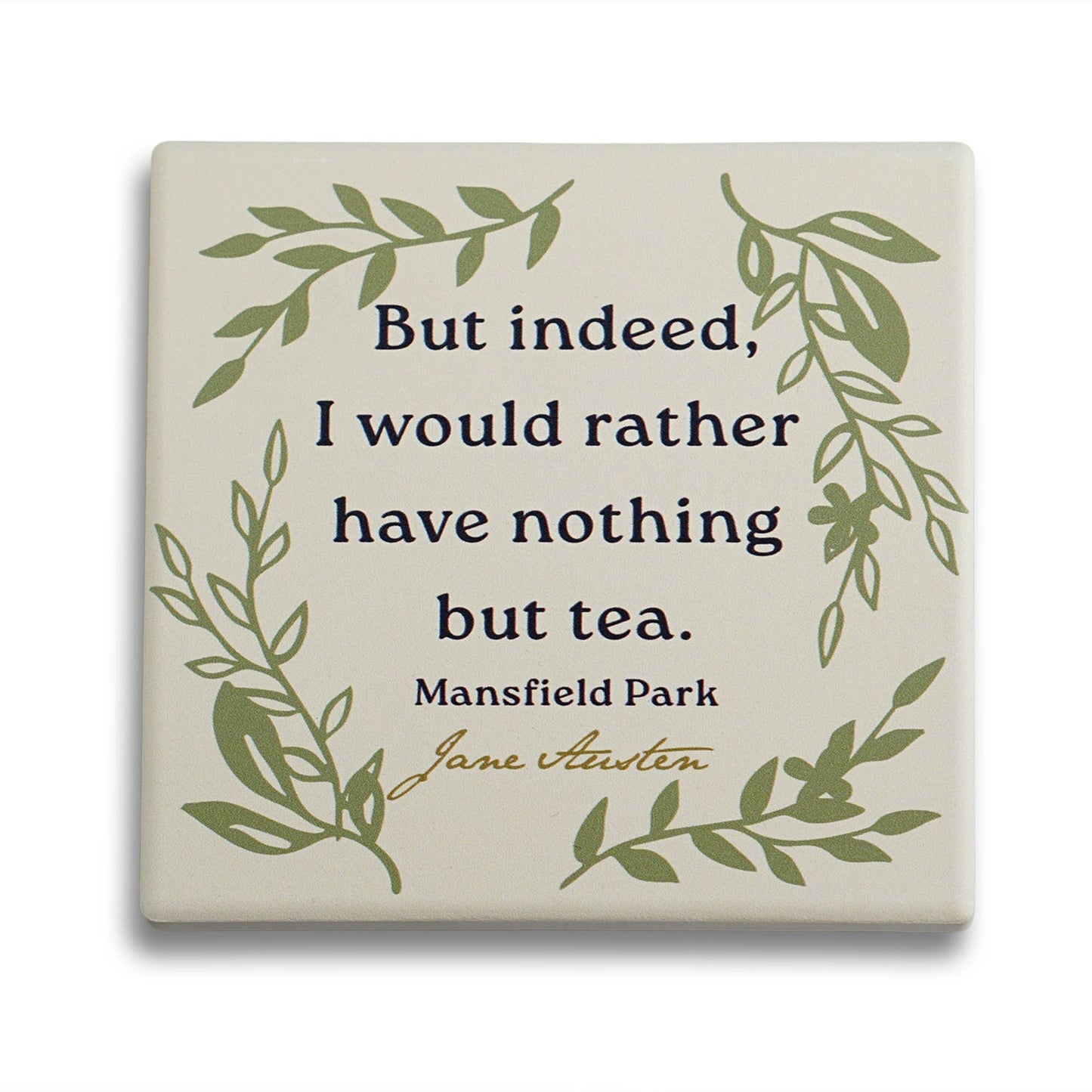 Keramikuntersetzer Jane Austen - Mansfield Park