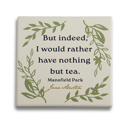 Keramikuntersetzer Jane Austen - Mansfield Park