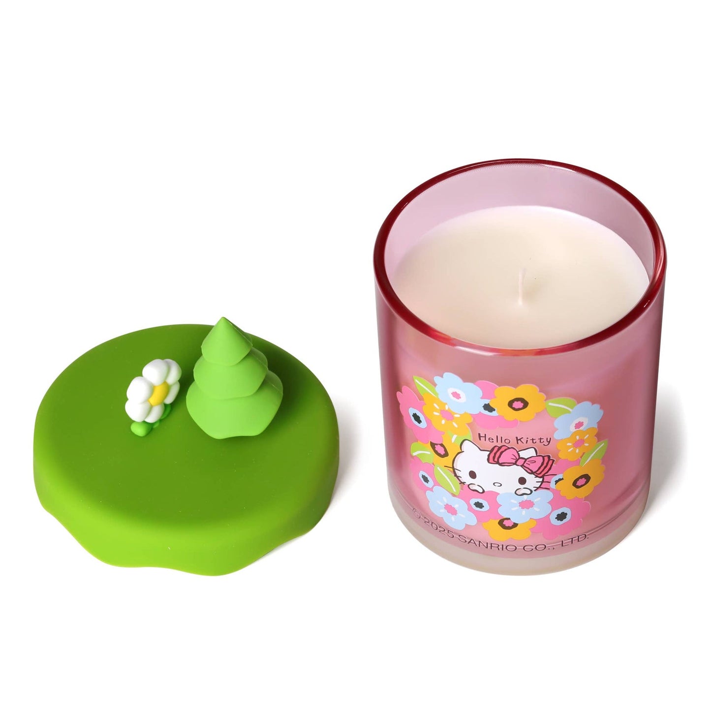 Bougie parfumée Hello Kitty Seasons, Fleur de Printemps, Couvercle 3D