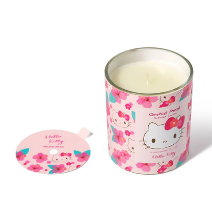 Pink Candle with Original Hello Kitty Print, Orchid Petal Scent