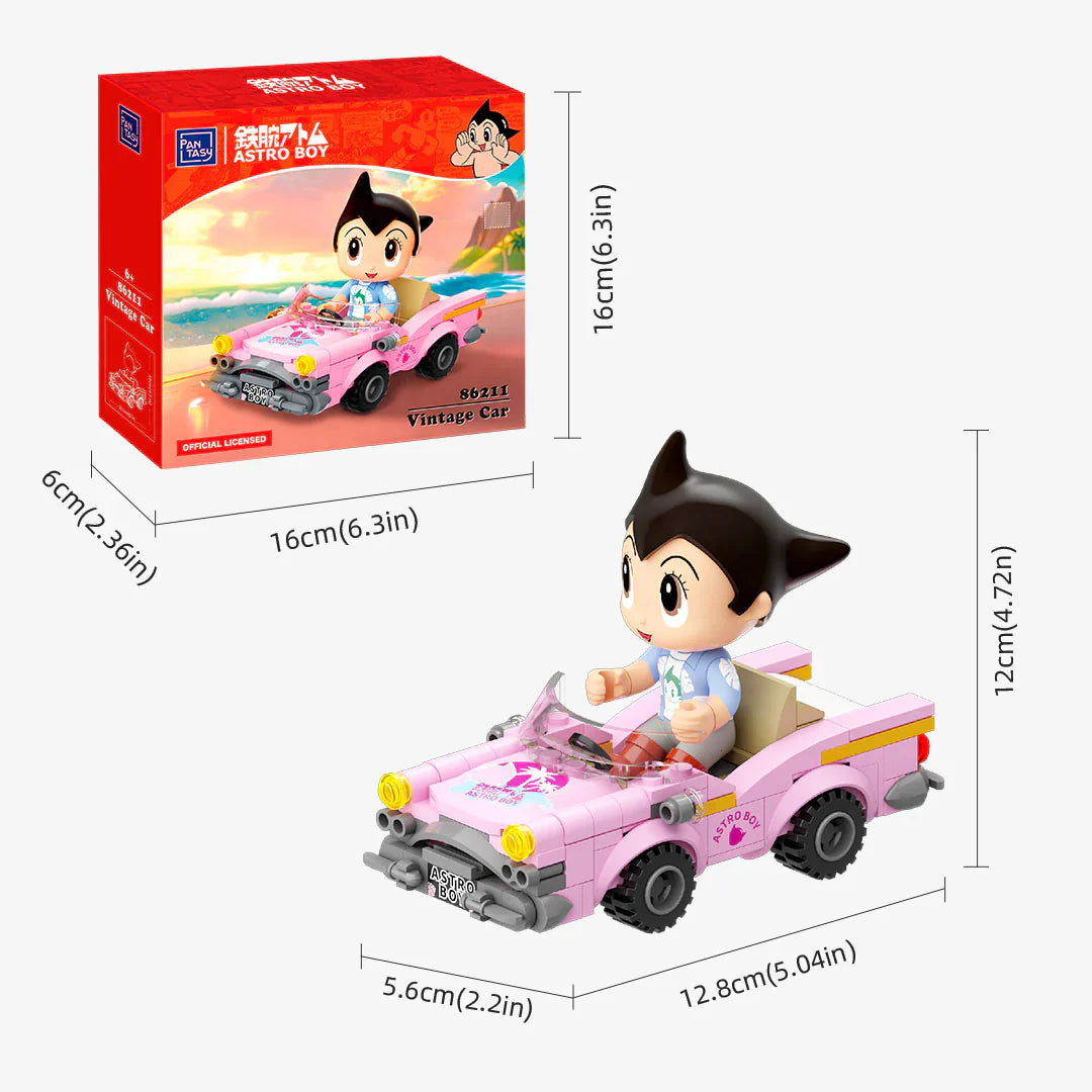 pantasy astro boy fantastic car series voiture vintage rose