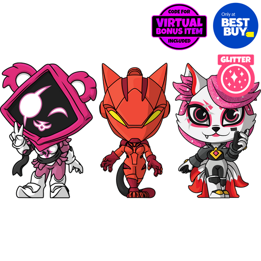 Raven Team Leader, Lynx & Kimiko Minitooz (Exklusiv im Einzelhandel)