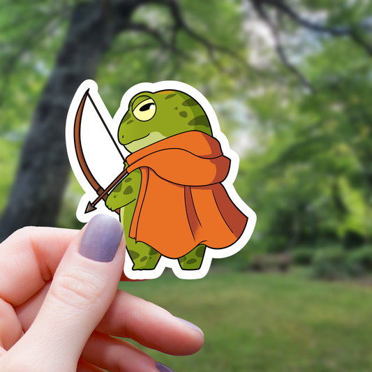Rollenspiel-Frosch Sticker