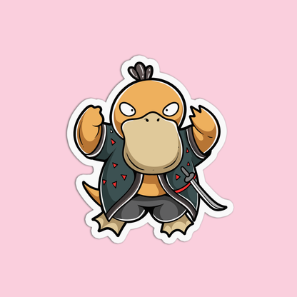 Samurai-Ente Sticker