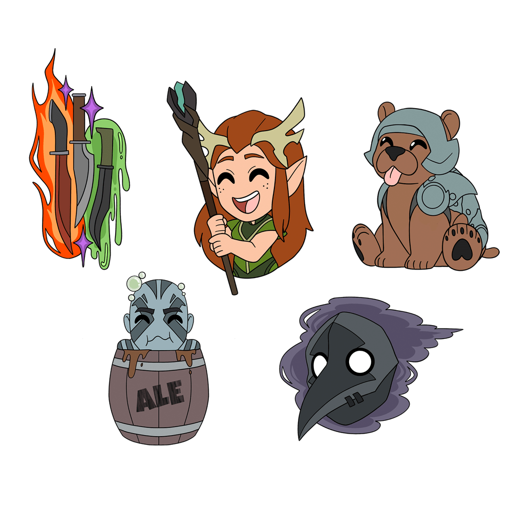 The Legend of Vox Machina Pin-Set 2