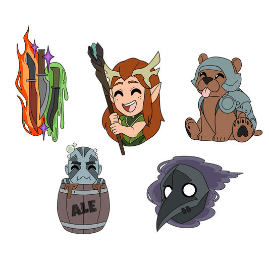 The Legend of Vox Machina Pin-Set 2