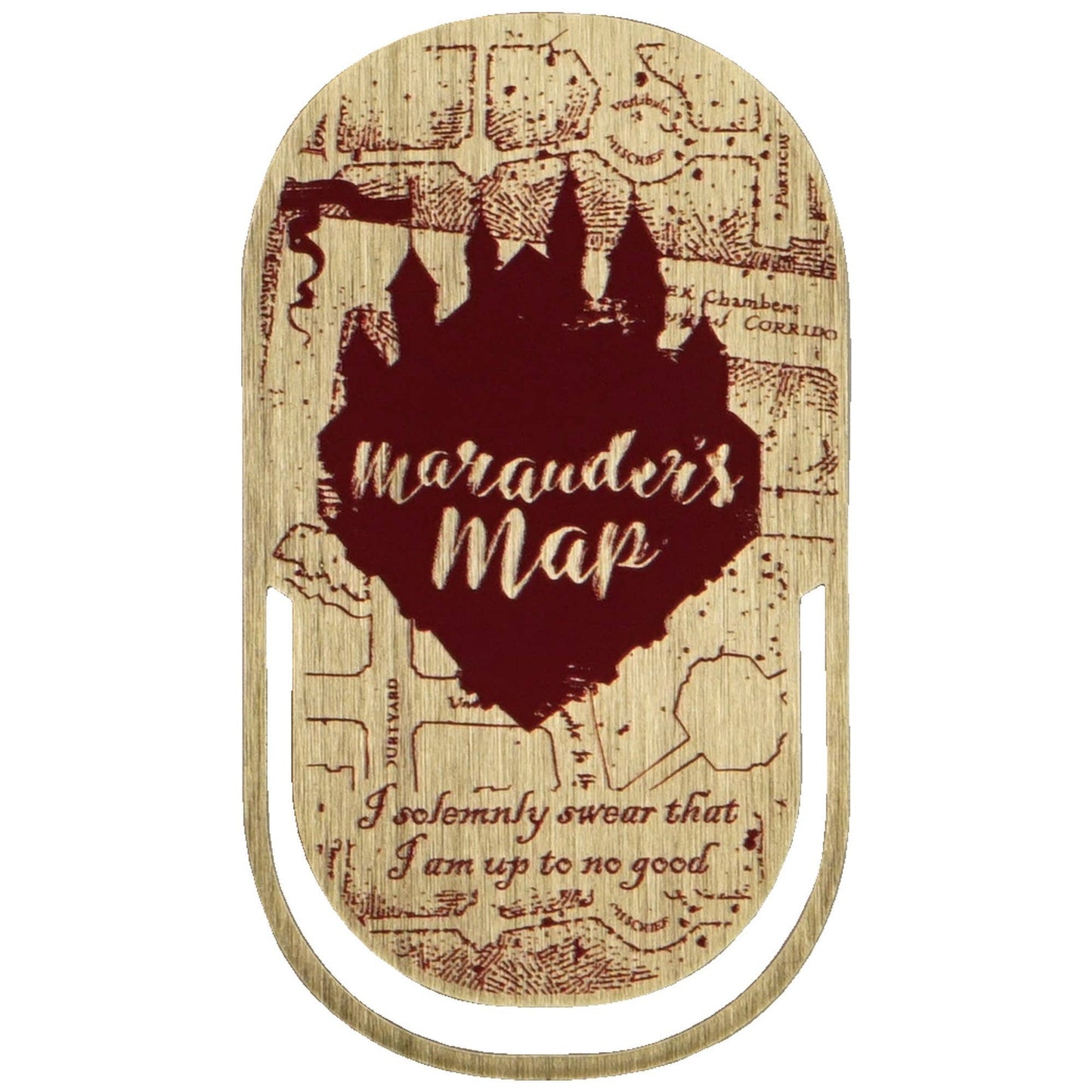 Harry Potter Metal Bookmark - Marauder's Map