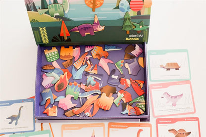 Magnetbuch - Die Welt der Dinosaurier