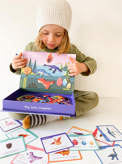 Magnetbuch - Die Welt der Dinosaurier