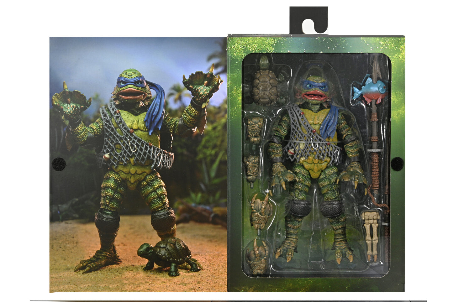 Leonardo as the Creature - Universal Monsters x Ninja Turtles 