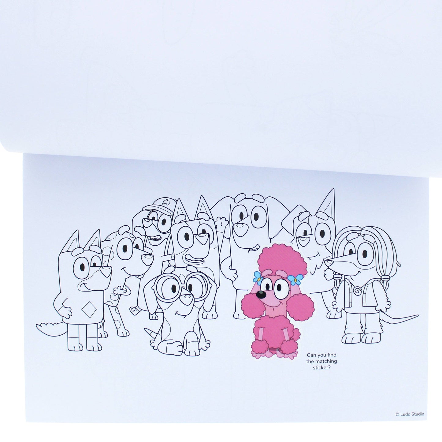 Bloc à colorier – Bluey | Blueprint Collections – vue 3