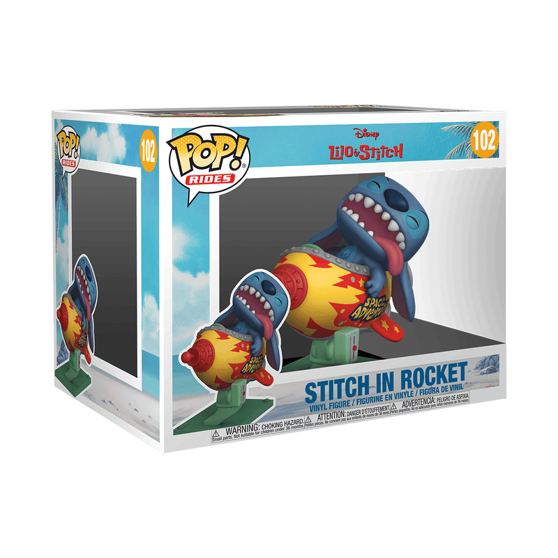 Pop! Rides Stitch in Rocket