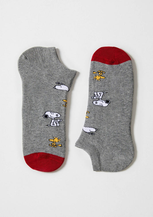 BeSnoopy Grey Short Socks