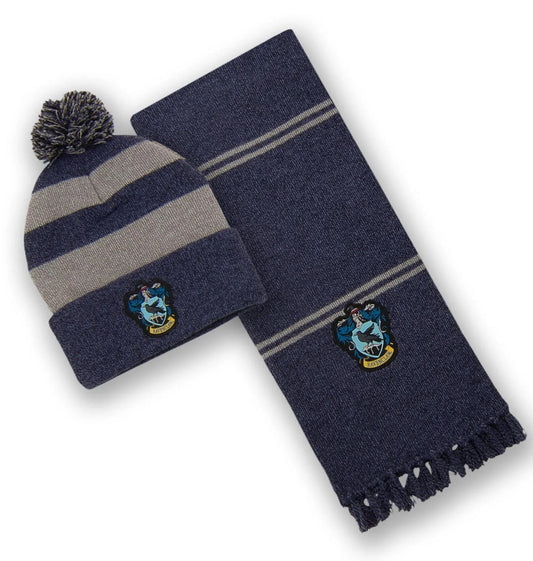 Adult Harry Potter Ravenclaw Hat and Scarf Set
