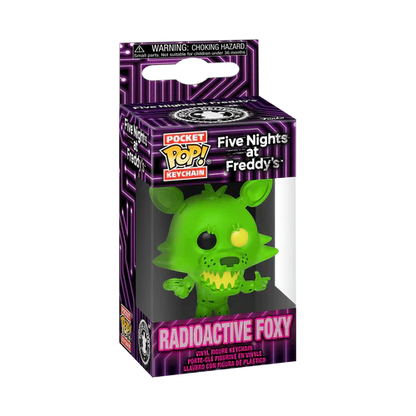 pop keychain radioactive foxy