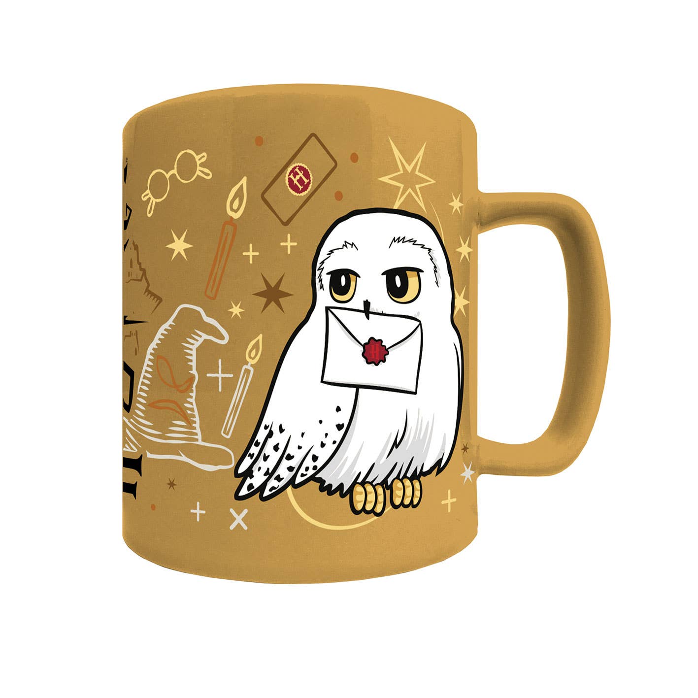 Flauschige Harry-Potter-Tasse – Hedwig