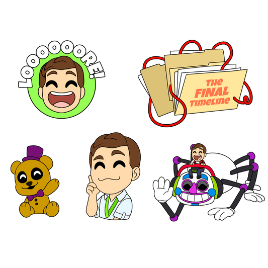 MatPat X FNAF Pin-Set