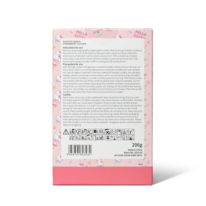 Strawberry scented candle, Hello Kitty Bakery